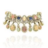 Rabani Pastel Multicolor Cabochon Choker - The pashm