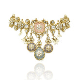 Mishthi Pastel Polki & Pearl Statement Choker - The pashm