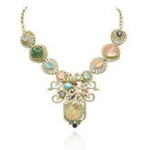 Raakhee Honey Garden Multicolor Statement Necklace Set - The pashm