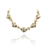 Haman Moissanite Enamel Necklace Set