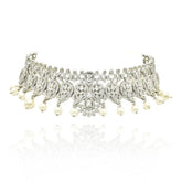 Zaeya Paisley Pearl Choker Set - The Pashm