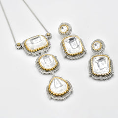 Shifa Moissanite Pendant Set - The Pashm