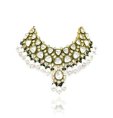 Aparna Kundan Necklace Pearl Drops Set