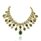 Verisha Turquoise Green Statement Set