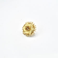 Surya Meenakari Ivory Ring - The Pashm