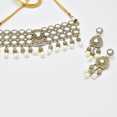 Vrinda Polki Studded Antique Choker