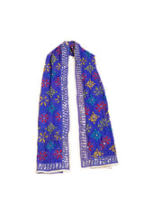 Floral Handmade Mirror Border Phulkari - The Pashm