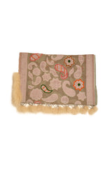 Boiled Wool Faux Fur Pompom Cashmere Wrap - The Pashm