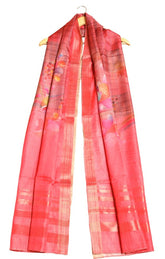Printed Banarasi Silk Dupatta - The Pashm
