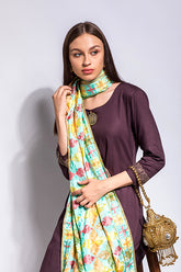 Floral Embroidery Phulkari - The Pashm