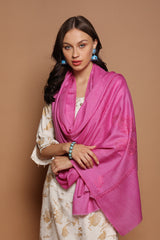 Paisley Embroidered Wrap - The Pashm