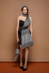 Heavy Sequin Border Heavy Sequined Border Pashmina Shawl Cashmere - The Pashm