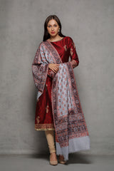 Royal Motif Pashmina Shawl - The Pashm