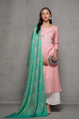 Silk Jacquard Paisley Wrap - The Pashm