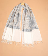 Large Paisley Embroidery Wrap - The Pashm
