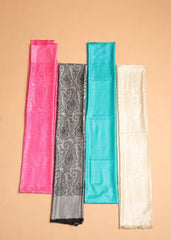 Silk Jacquard Paisley Wrap