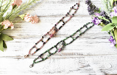 Watermelon Tourmaline Bracelet - The Pashm