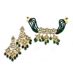 Reeva Victorian Choker Set - Green
