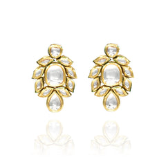 Diya Kundan Studs - The Pashm