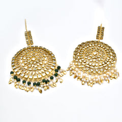 Rajjo Polki Mirror Big Round Tikka - The Pashm