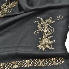 Flower Rhinestone Pashmina Wrap