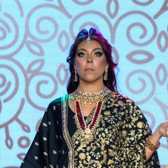 Falguni Kundan Fluorite Necklace Set - The pashm