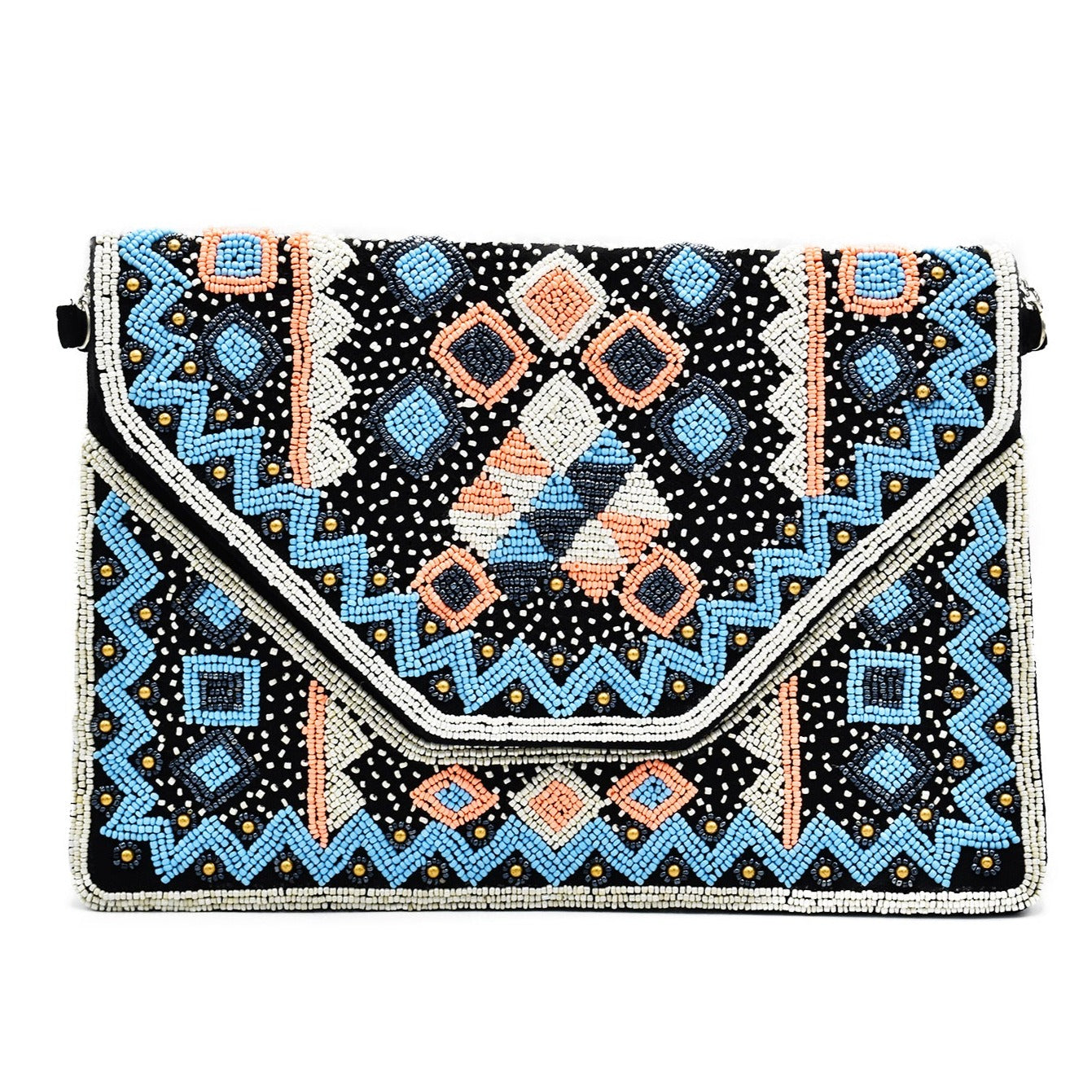 Cadence Aztec Bead Bag - The Pashm