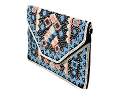 Cadence Aztec Bead Bag - The Pashm