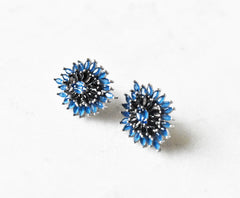 Aamiya 925 Silver Necklace Set - Blue