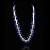 Kadambari Blue Pearl Pearl Necklace - The Pashm