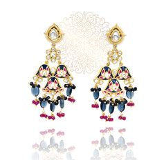 Zohrah Meena Earrings - The Pashm