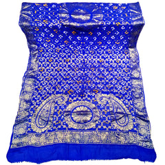 Zari Paisley Banarasi Dupatta - The Pashm