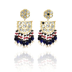 Kiran Mirror Earrings Tikka Set - The Pashm