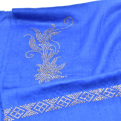 Flower Rhinestone Pashmina Wrap
