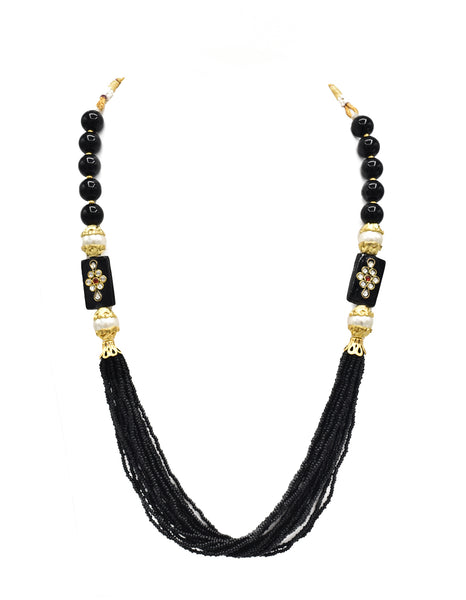 Grace Multi Layer Black Necklace - The Pashm