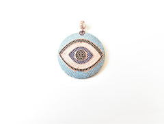 Evil Eye Cubic Zirconia Pendant