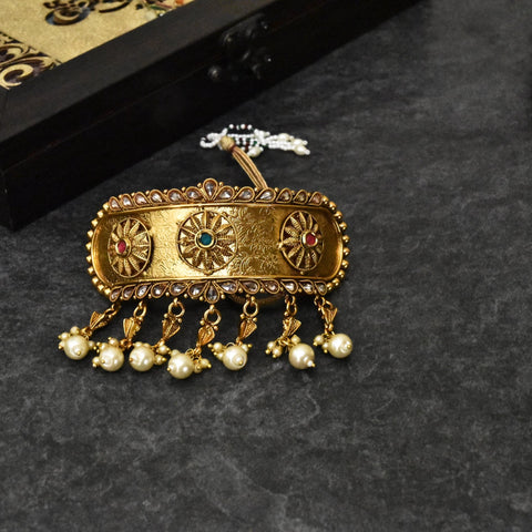 Gold Embossed Armband - The Pashm