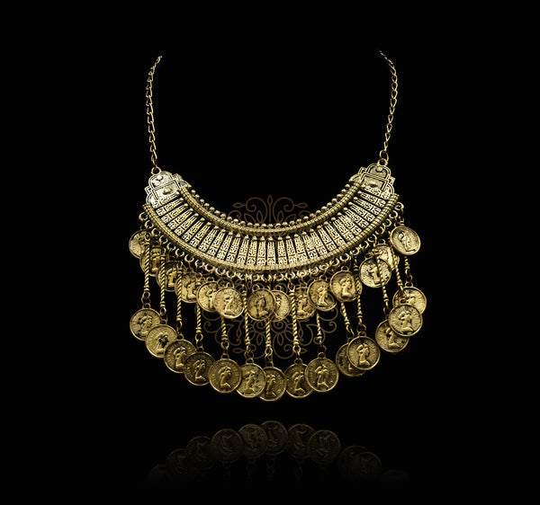 Adele Boho Coin Necklace - The Pashm