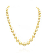 Leona Pearl Necklace - Golden - The Pashm