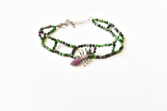 Watermelon Tourmaline Bracelet - The Pashm