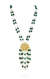 Binnur Green Necklace Set - The Pashm