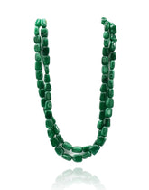 Nia Green Stone Bead Necklace - The Pashm