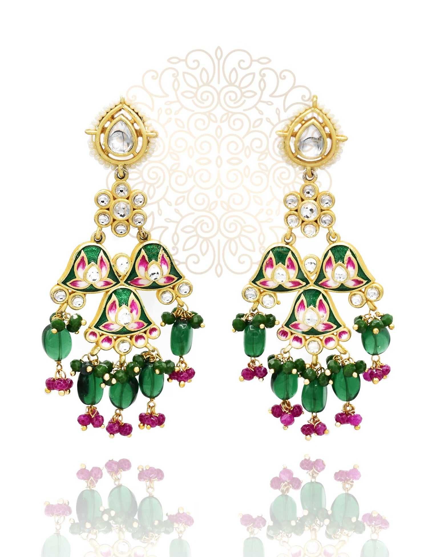 Zohrah Meena Earrings - The Pashm