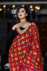 Traditional Velvet Phulkari - The Pashm