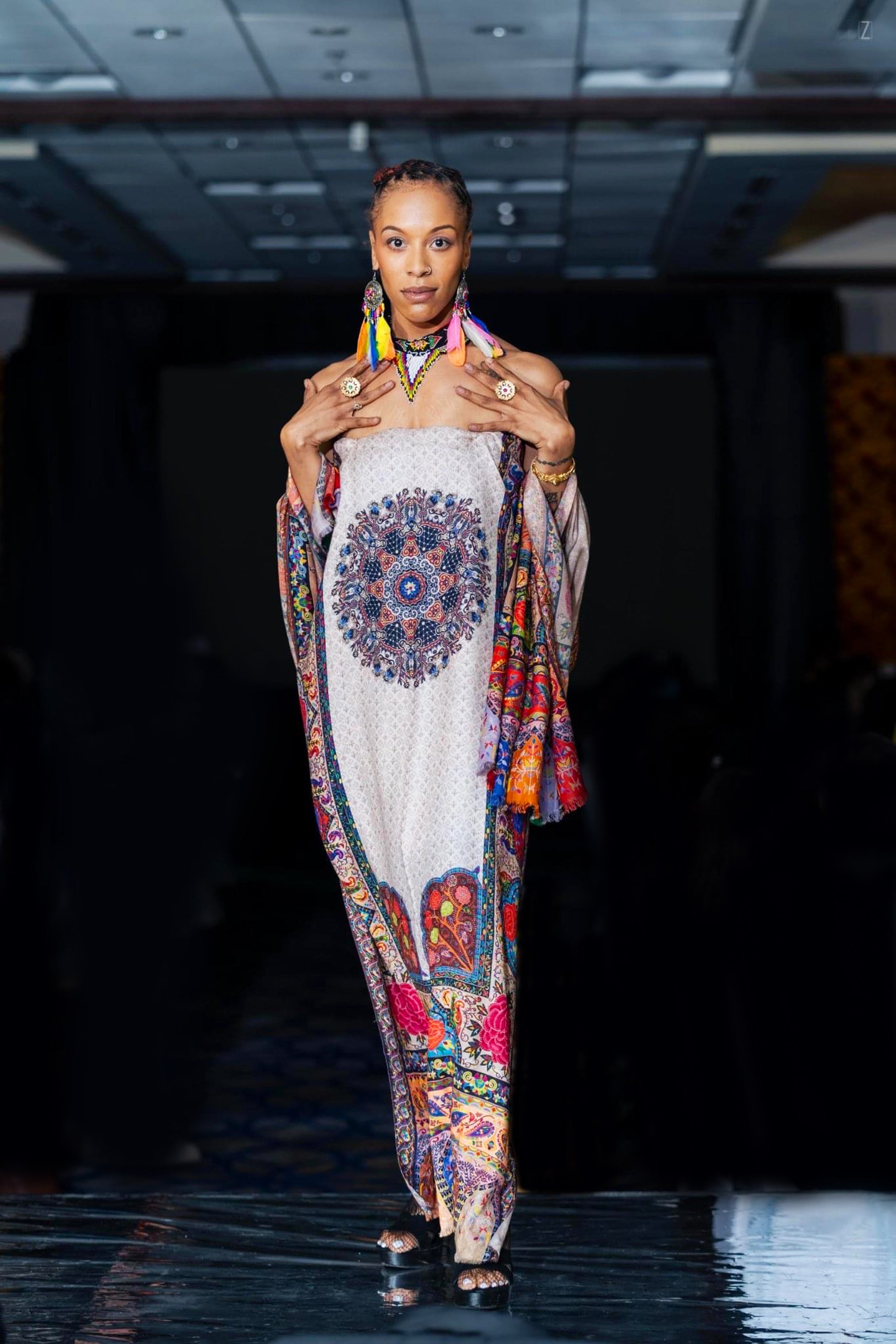 Mandala Printed Shawl - The Pashm