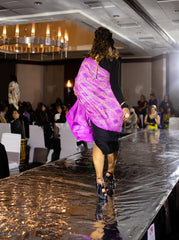 Lavender Embroidered Shawl - The Pashm