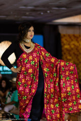 Traditional Velvet Phulkari - The Pashm