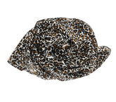 100% Silk Ivory Leopard Print Scarf - The Pashm