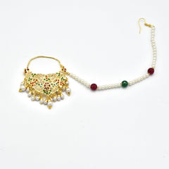 Jeet Jadau Nath Nose Ring - The Pashm