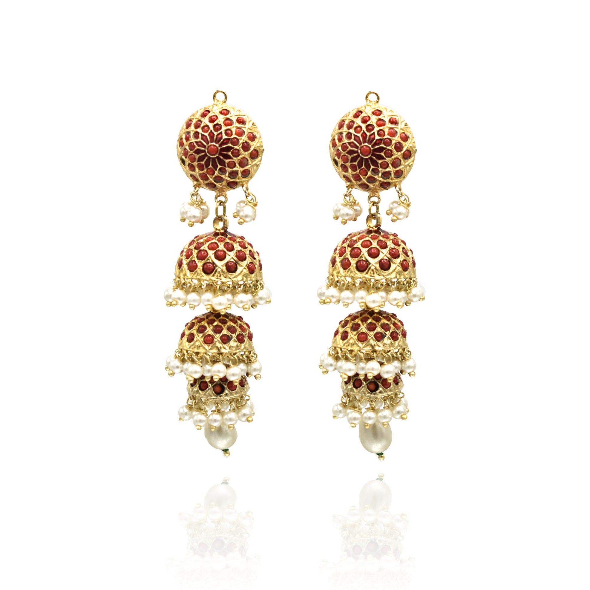 Natisha Jadau Jhumka - The Pashm